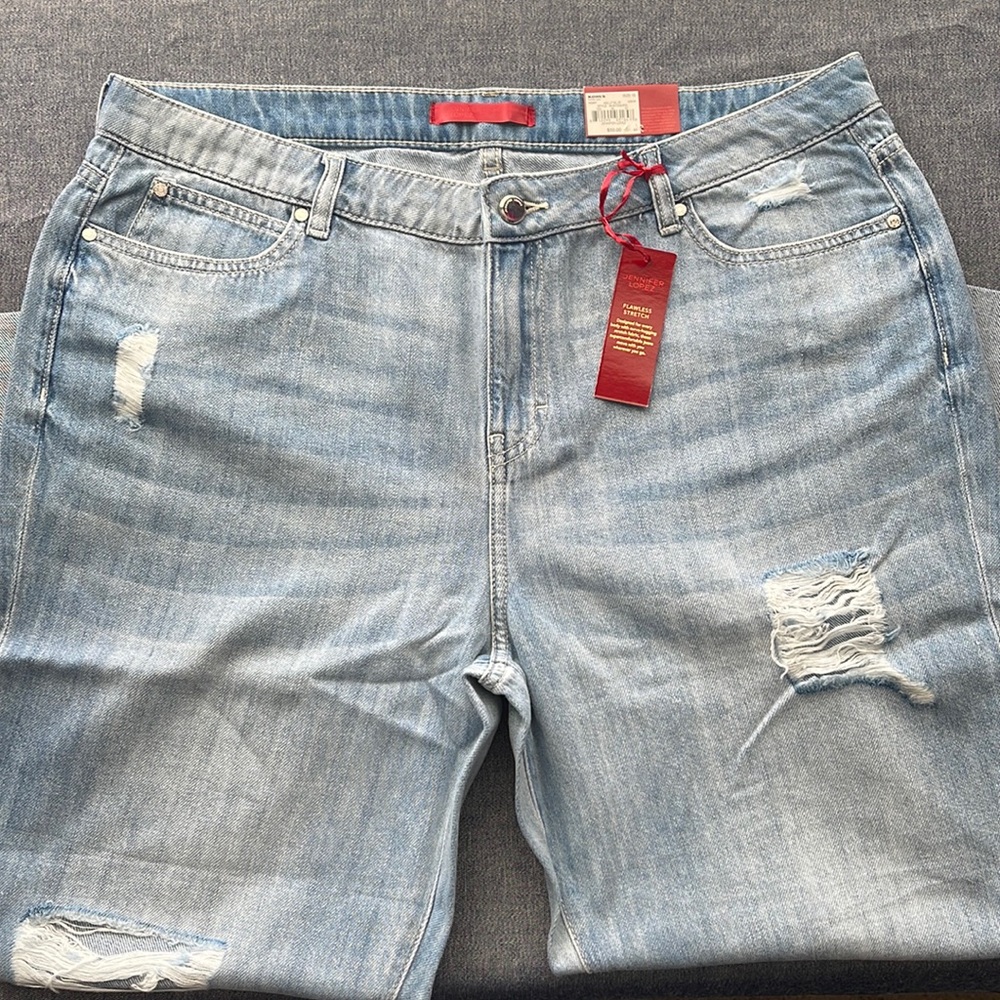 Jennifer Lopez Boyfriend Mid Rise Jean